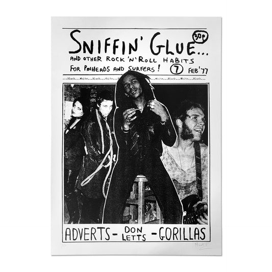Sniffin' Glue 7 Limited Edition Screen Print + Zine Bundle