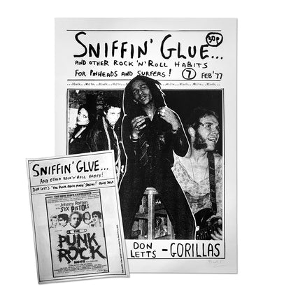 Sniffin' Glue 7 Limited Edition Screen Print + Zine Bundle